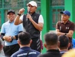 Bupati Tanah Laut Senam Pagi Bersama ASN Kemenag