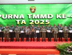 Kolaborasi TMMD, Bupati Andi Rudi Latif dan Dandim 1022 /Tanah Bumbu Diganjar Penghargaan