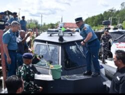 Bentengi Perairan Laut, Lanal Kotabaru Resmikan Kapal Patroli RBB Berukuran 12 Meter Berkecepatan Tinggi