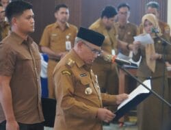 Lantik 112 Pejabat Administrator, Pengawas, dan Fungsional, Bupati Kotabaru Tekankan Profesionalisme