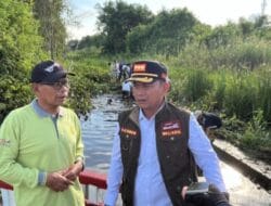 Gotong Royong Bersihkan Sungai Saka Pangilun, Wali Kota Banjarmasin Tekankan Sungai Urat Nadi Kota