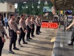 Sat Samapta Polres Tanah Laut Gelar Latihan Drill Borgol Untuk Personel Dalmas