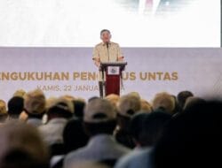 Menhan Tekankan Semangat Kebangsaan pada Pengukuhan DPP UNTAS di NTT