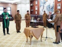 Bupati Kotabaru Lantik 2 Pejabat, Syamsudin Resmi Jabat Seketaris DPMD