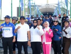 Fun bike “Kotabaru Hebat” BIKIN Siring laut Penuh Semangat, Promosikan Pesona Wisata Daerah