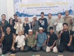 Kadis Kominfo SP Tanah Bumbu Berpantun di Acara Buka Puasa Bersama PT Arutmin dan Awak Media