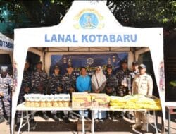 Lanal Kotabaru Gelar Bazar Ramadan Serentak TNI, Hadirkan Sembako Murah untuk Masyarakat