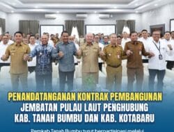 Kontrak Diteken, Jembatan Pulau Laut Siap Hubungkan Kotabaru-Tanah Bumbu