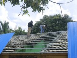 Kodim 1022/ Tanah Bumbu Percepat Rehalibitasi Panti Asuhan Bunda Zerina di Mantewe