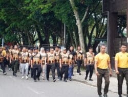 Pangdam XXII Tambun Bungai Jalan Santai Bersama Insan Pres Kalsel