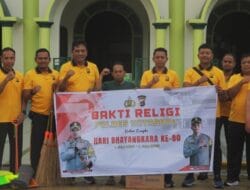 Sambut Hari Bhayangkara ke-80, Polres Kotabaru Perkuat Kebersamaan Lewat Bakti Religi