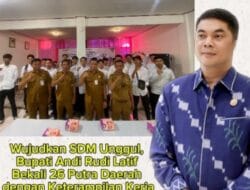 Wujudkan SDM Unggul, Bupati Andi Rudi Latif Bekali 26 Putra Daerah Dengan Keterampilan Kerja