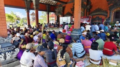 Ratusan Warga Hadiri Reses II Wayan Sudarma di Desa Wanasari, Aspirasi Infrastruktur Jadi Sorotan
