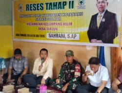Dengar Aspirasi Warga, Anggota DPRD Kotabaru Fraksi Golkar Gelar Reses Tahap II di Desa Tarjun