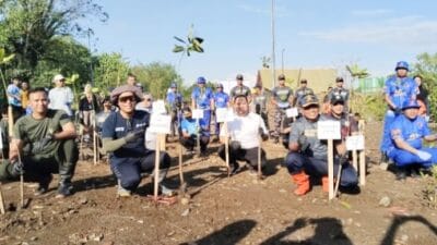 Bersama Stakeholder, Pelindo Batulicin Tanam Ratusan Bibit Mangrove Peringati Hari Mangrove Sedunia