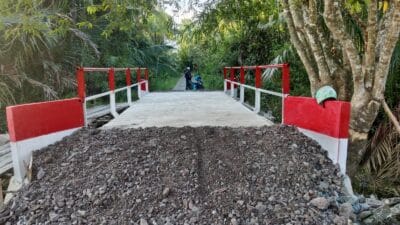 Kodim 1022/ Tanah Bumbu Tuntaskan Pembangunan Jembatan Garuda II, Perkuat Konektivitas Desa Tanete