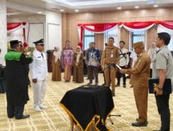 Asrul Resmi di Lantik Bupati Kotabaru Sebagai Kepala Desa Antar Waktu Kalian