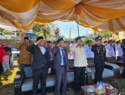 Semangat Persatuan Membara, DPRD Kotabaru Pimpin Upacara HUT RI di Desa Sidomulyo