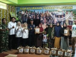 Ketua PWI Tanah Bumbu Pimpin Aksi Peduli, 25 Pekat Sembako di Salurkan