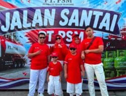 PT PSM Semarakkan HUT ke-81 Dengan Jalan Santai Bersama Warga Hilir Muara