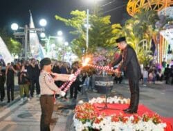 Semarak HUT RI ke- 81, Pemkab Kotabaru Gelar Taptu dan Pawai Obor