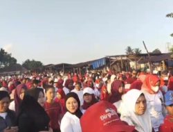 Ribuan Warga Semarakkan Jalan Sehat HUT ke-81 Kemerdekaan RI di Tungkaran Pangeran 