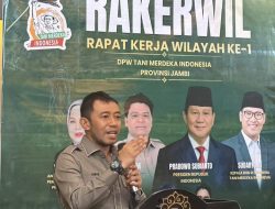 Rakerwil I TMI Jambi Ditutup, Aiman Adnan Siap Kawal Aspirasi Petani ke Pemerintah Pusat