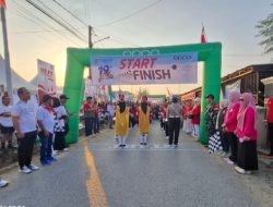 Ribuan Warga Ikuti Jalan Sehat Hari Jadi ke -19 Desa Barokah