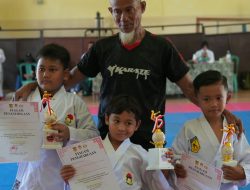 Puluhan Atlet Uji Kemampuan dan Mental Di Ajang Festival Karate INKAI Kotabaru