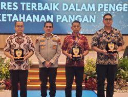 Dukung Asta Cita Presiden RI, Polres Kotabaru Raih Peringkat Kedua Pengelolaan Ketahanan Pangan se-Polda Kalsel