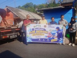 Kemarau Mendera,PT Pelsart dan PWI Kotabaru Antar Harapan Lewat Bantuan Air