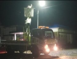 PJU Puskesmas Karang Bintang Padam, Dinas Perkimtan Langsung Lakukan Perbaikan