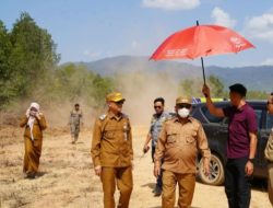 Bupati Muhammad Rusli Cek Progres Jalan Pelabuhan Sebelimbingan-Tarjun