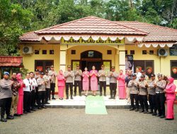 Kunker Dua Polsek Jajaran, Kapolres Kotabaru Tegaskan: Layani dengan Humanis, Jadikan Warga Sumber Informasi